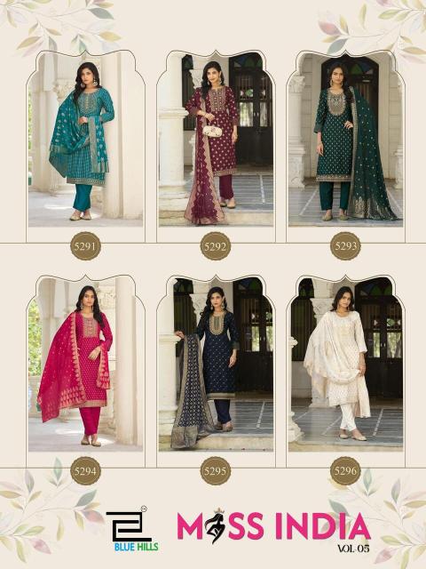 Blue hills miss india vol 5 wholesale kurti market in cloth markit